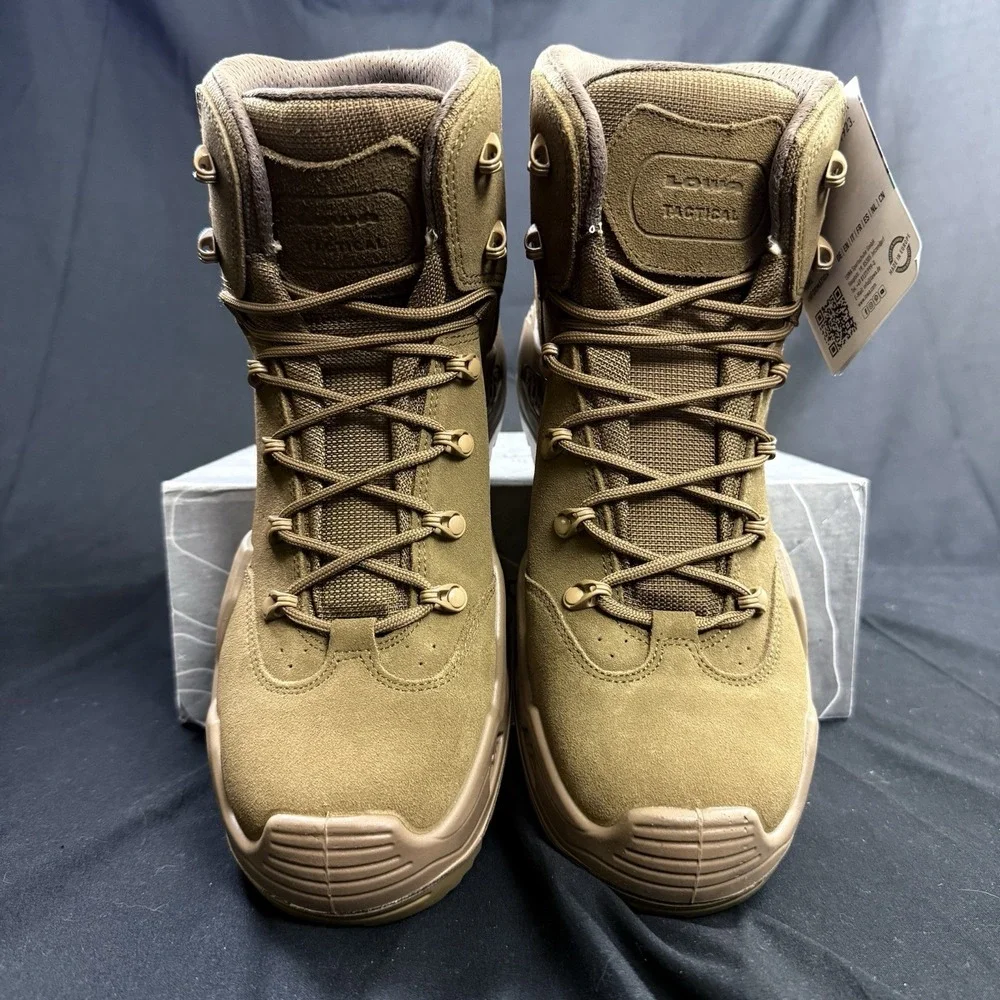 Lowa Tactical Boots Z-6S C Outdoor Hiking Trekking Lace Up Ankle Suede Size 11.5